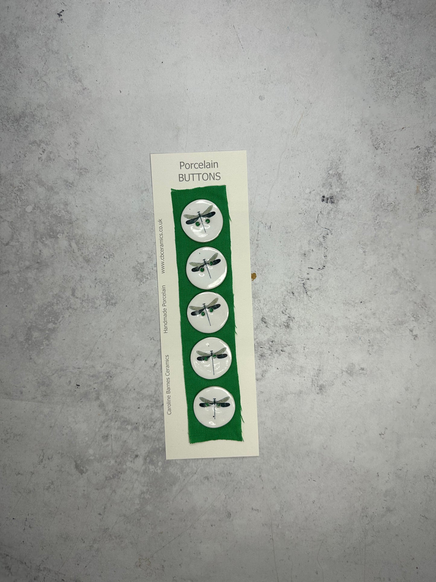 Dragonfly Porcelain Buttons