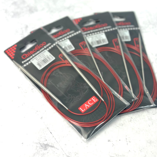 ChiaoGoo Red Lace Fixed Circulars